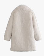 Manteau Fausse fourrure blanc