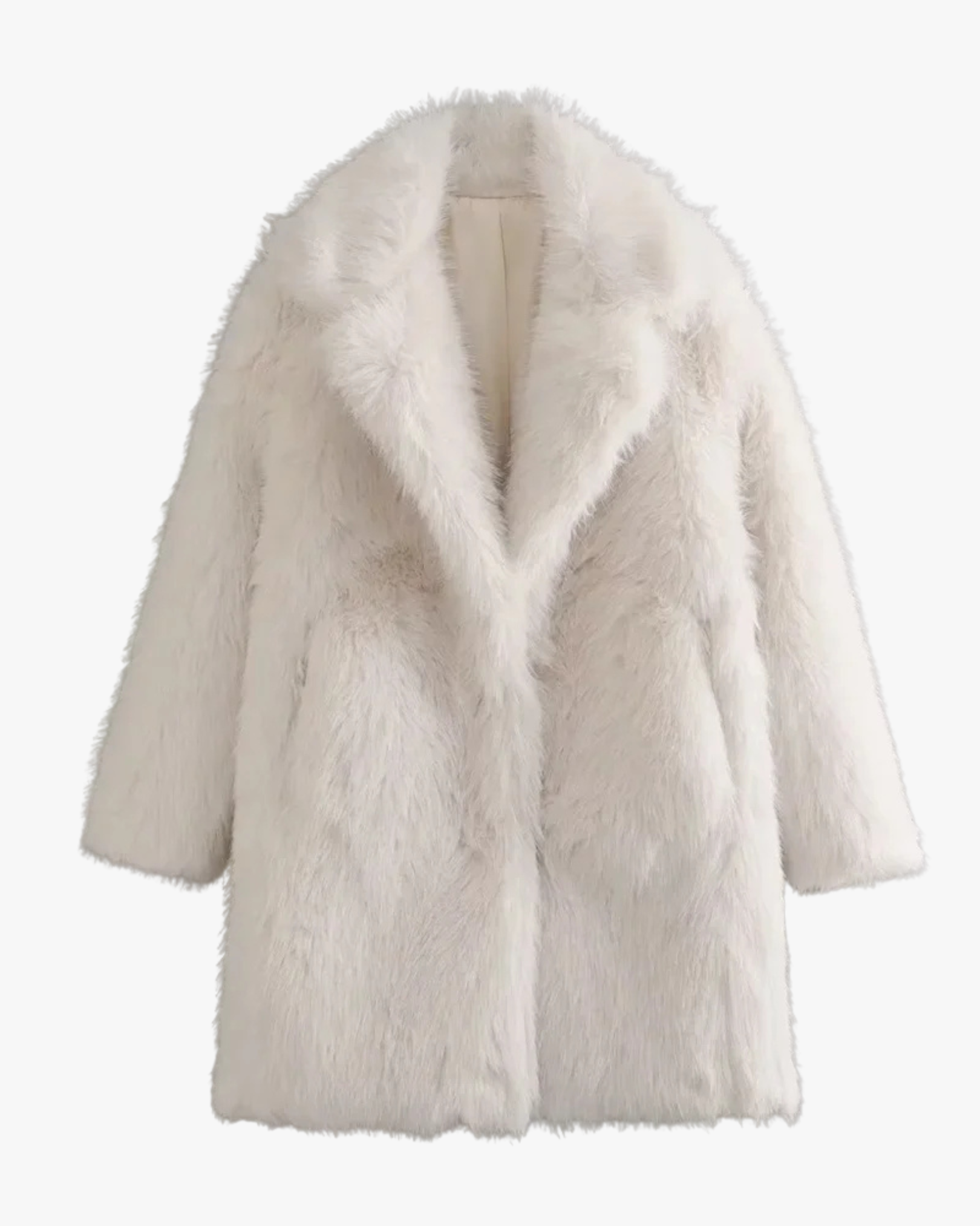 Manteau Fausse fourrure blanc