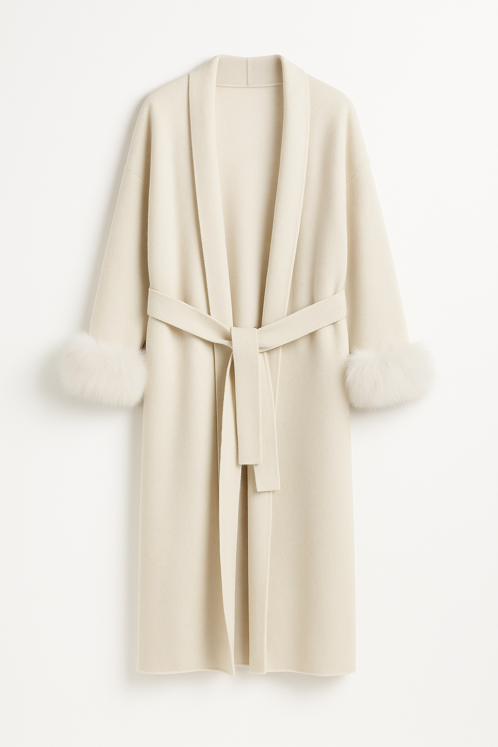 Manteau élégant à ceinture