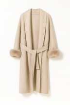 Manteau élégant à ceinture
