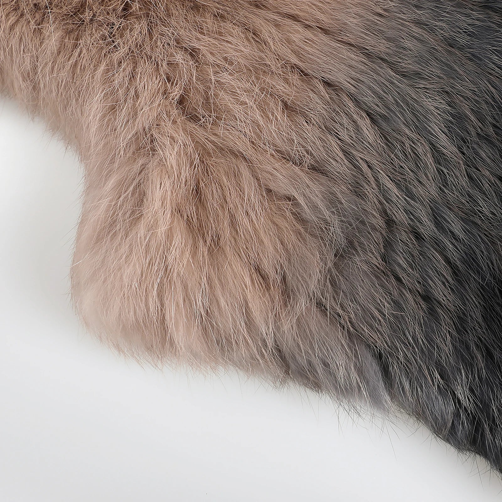 BOONJOVIA Women's 100% Real Rabbit Fur Knitted Vest Raccoon Fur Trim Collar Gilet Lady Fashion Waistcoat For Autumn Winter