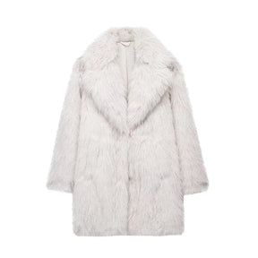 Manteau court en fausse fourrure "La Parisienne"